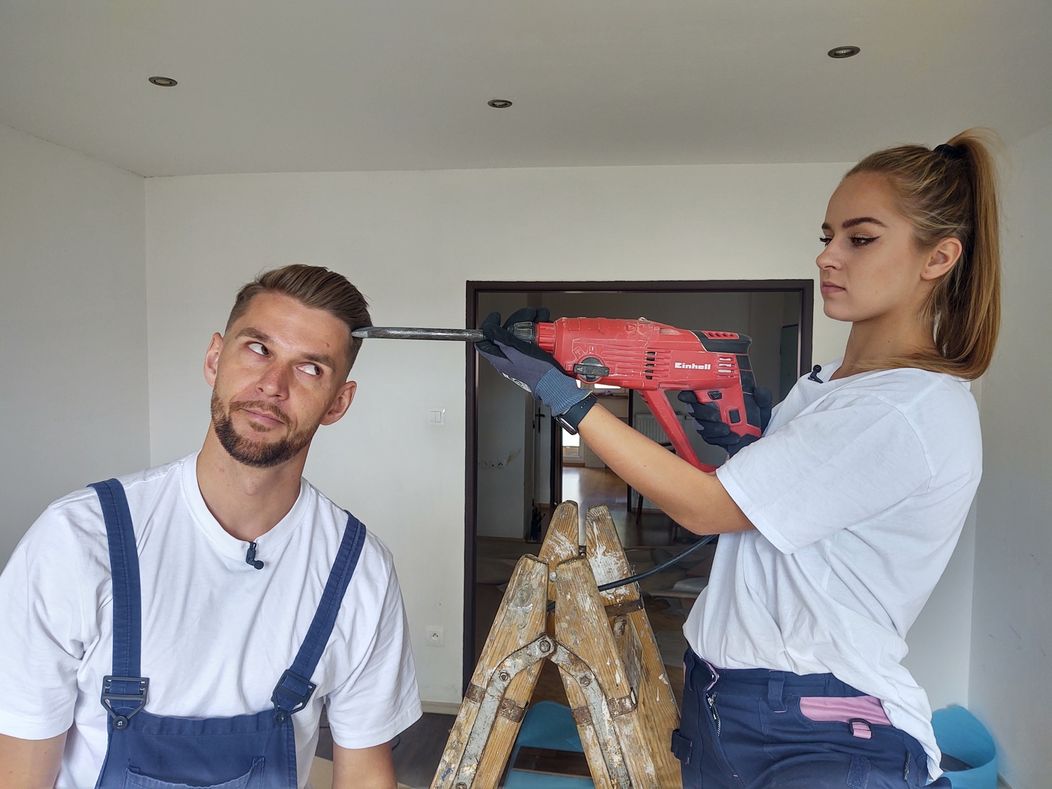 Lukáš so Xéniou sa pustili do rekonštrukcie spoločného bytu