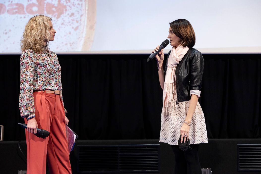 Silvia Majeská (vpravo) na premiére minisérie Prípad Roubal