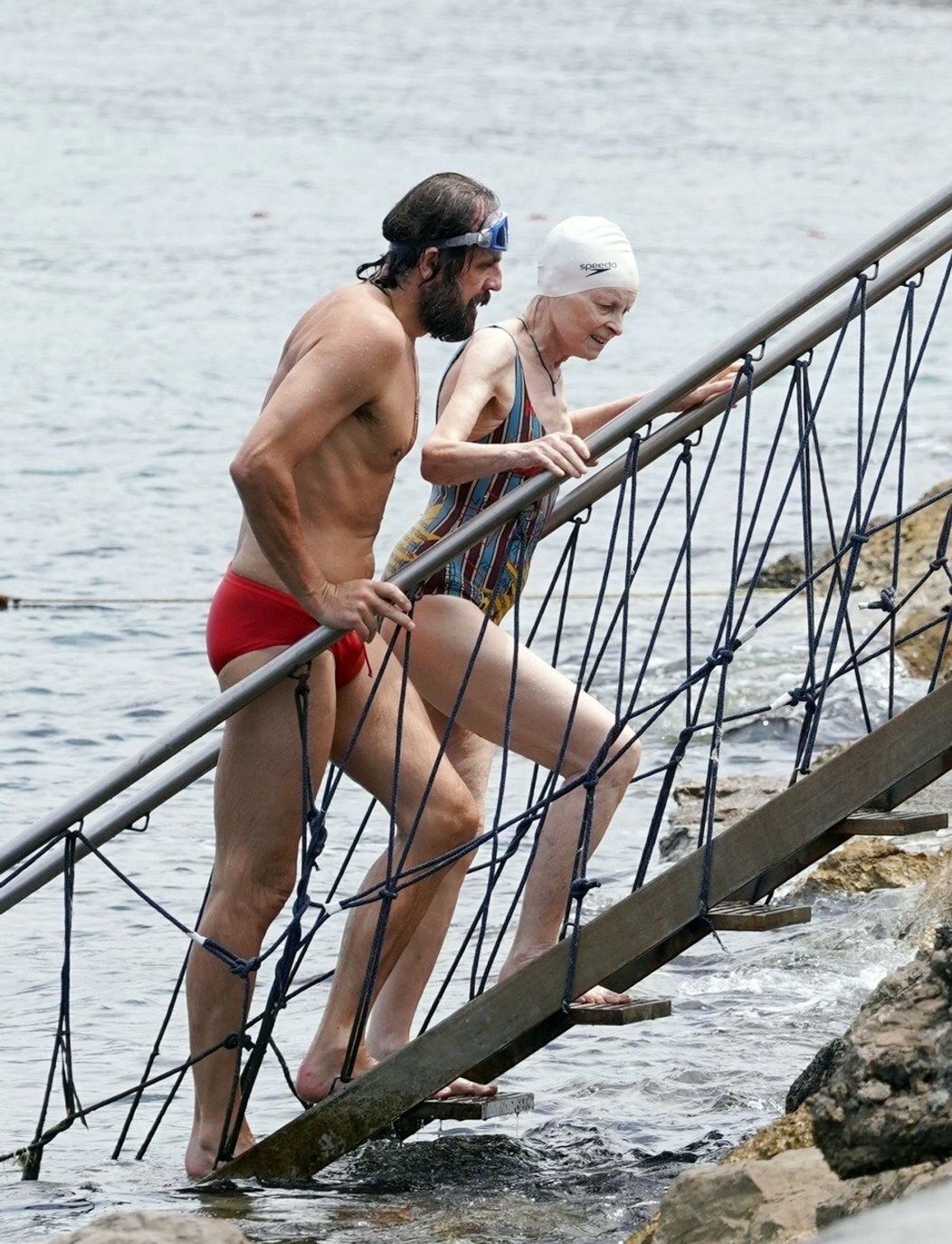 Vivienne Westwood s manželom na dovolenke
