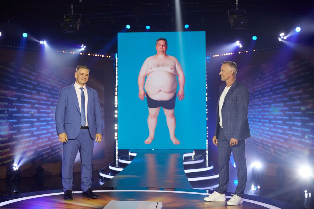 Pavol Kudroč počas galavečera Extrémnych premien.