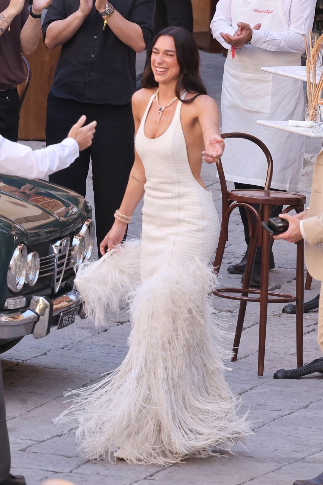 Zábery z veľkolepej svadby Dua Lipy a Calluma Turnera v Palerme