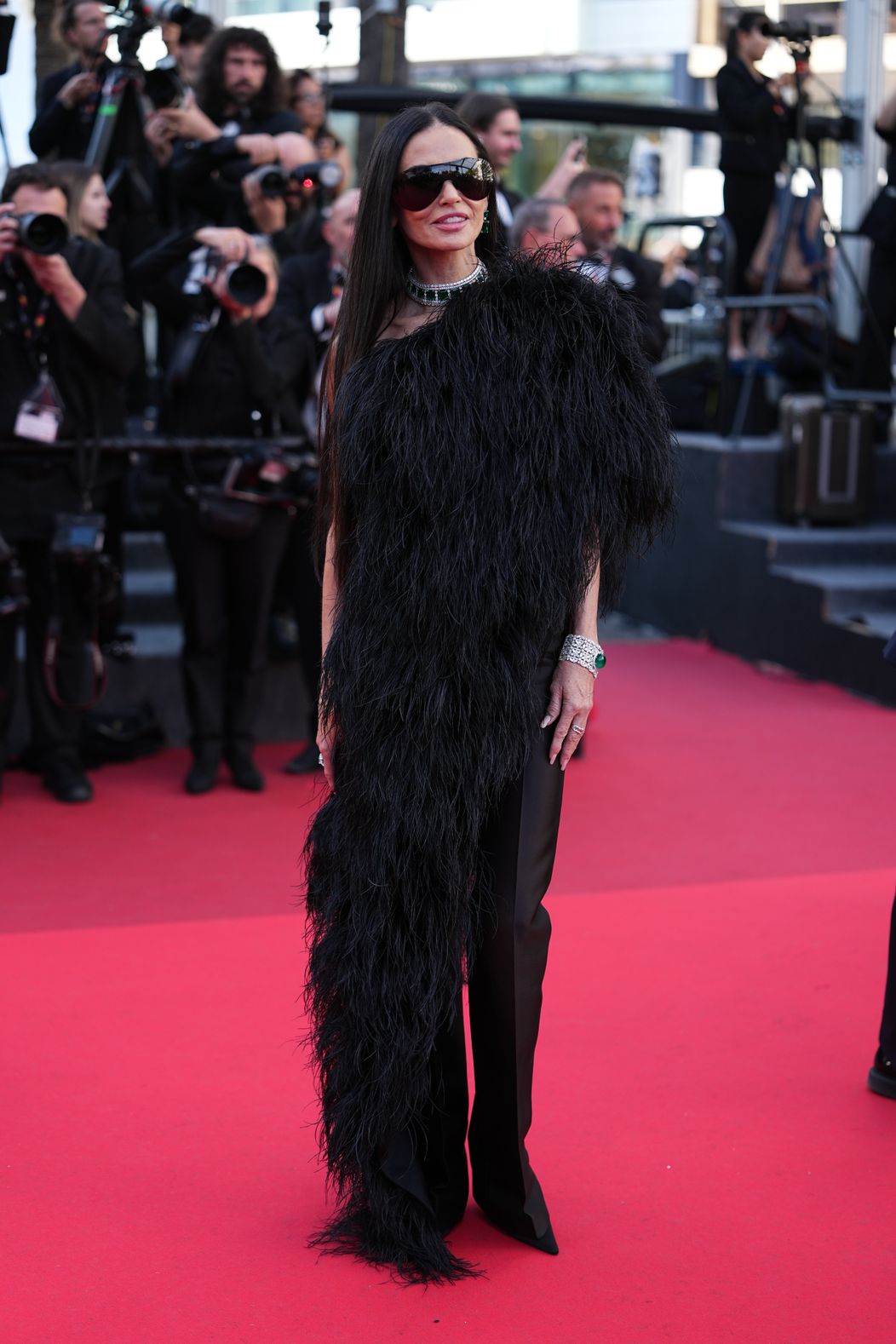 Demi Moore žiari na festivale v Cannes.