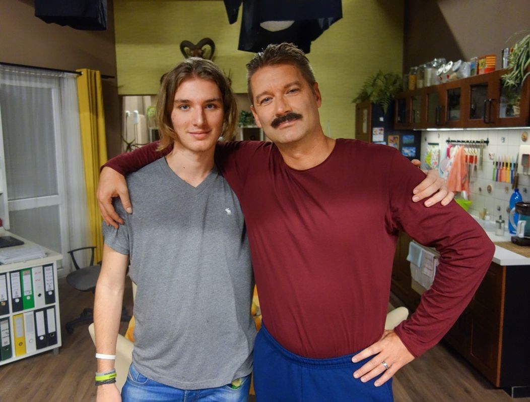 Andy Kraus so synom Borisom
