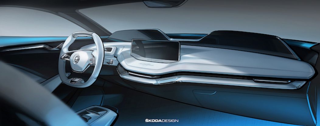Palubná doska Škoda Vision E.