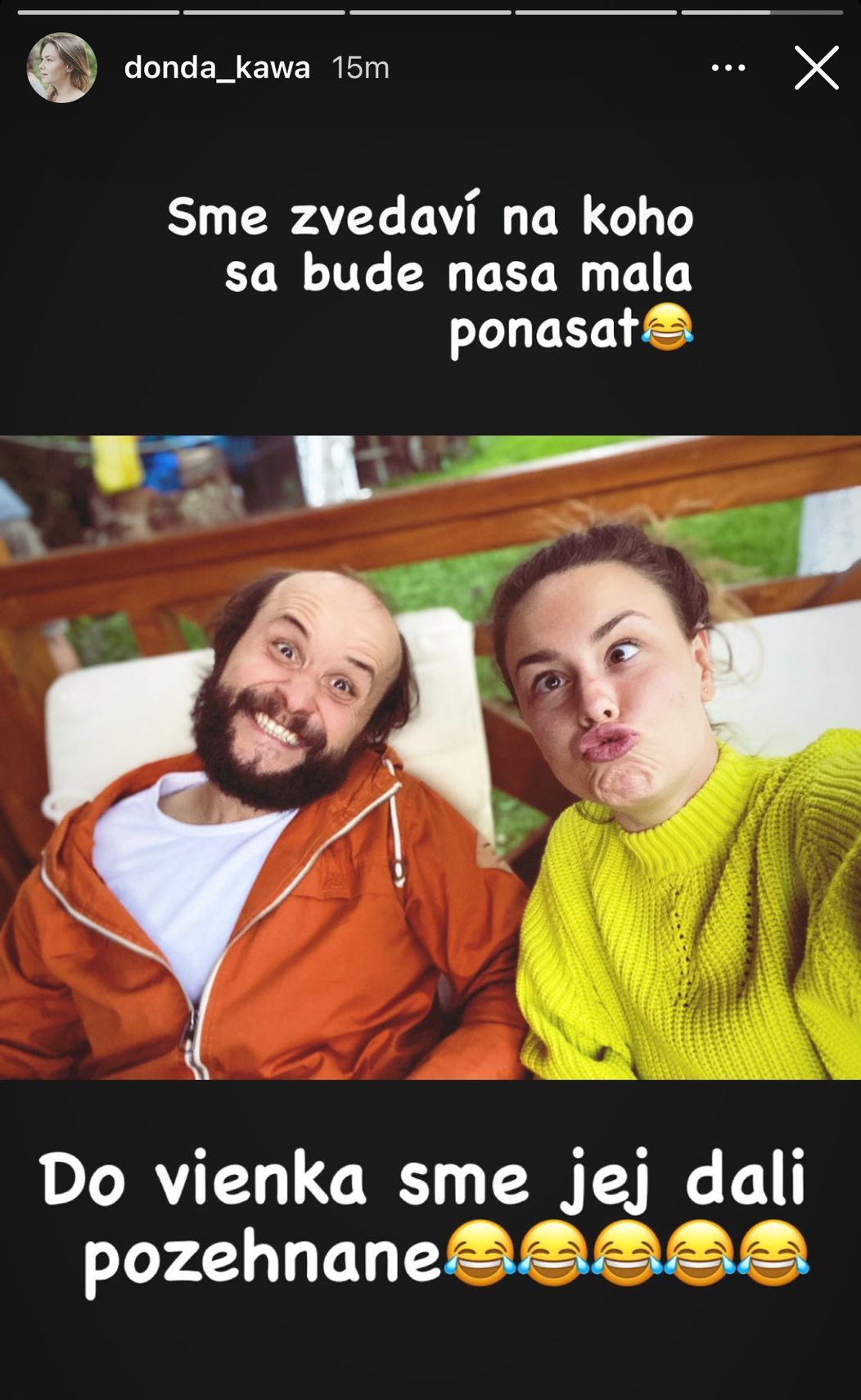 Dominika s partnerom Danielom Fischerom