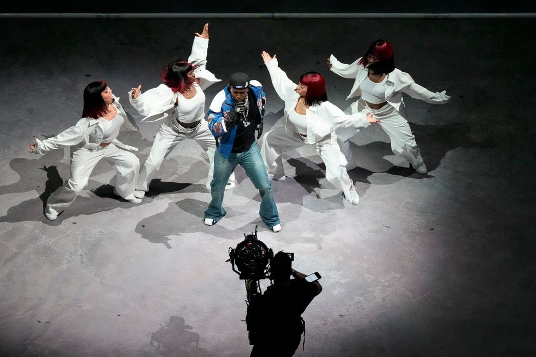 Kendrick Lamar počas Halftime Show