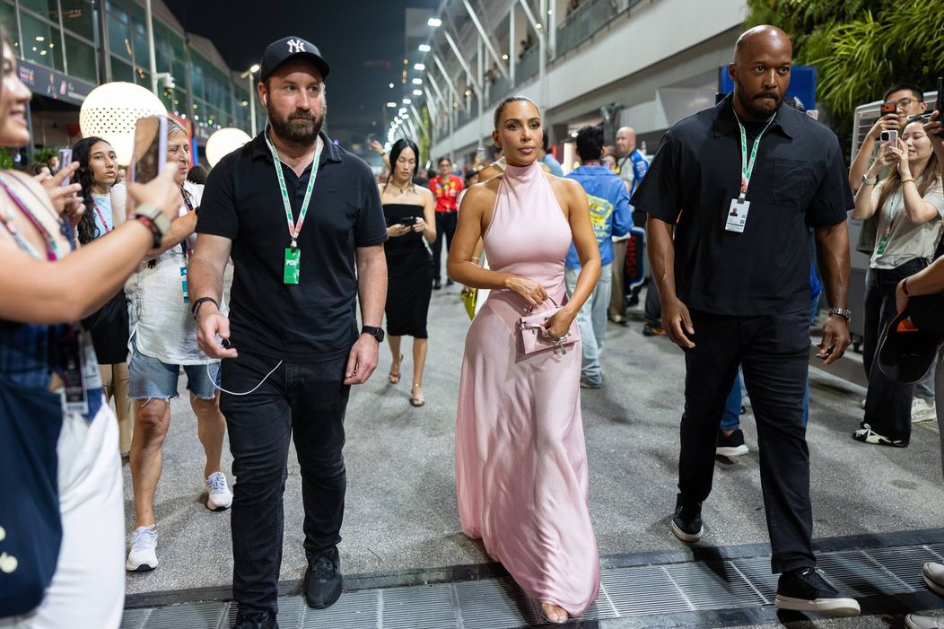Kim Kardashian hviezdila na pretekoch Formula 1 v Singapure