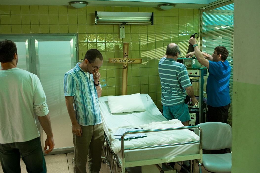 Natáčanie svadby a smrti Michala v Ordinácii v ružovej záhrade