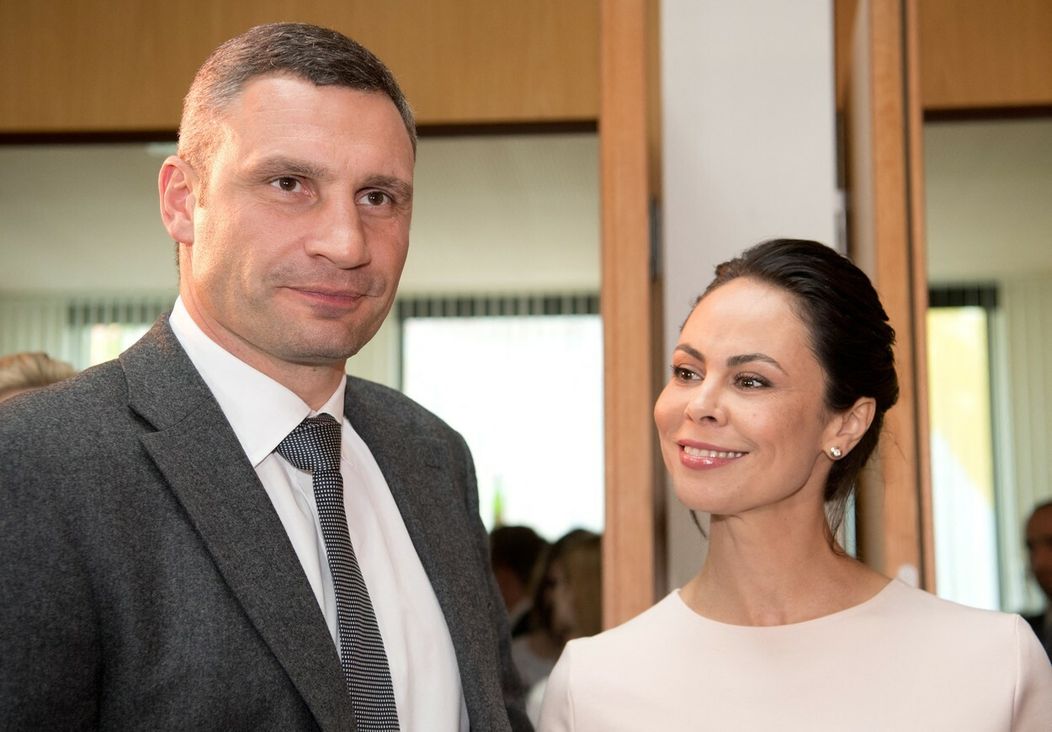 Vitalij Klitchko s manželkou Nataliou. 