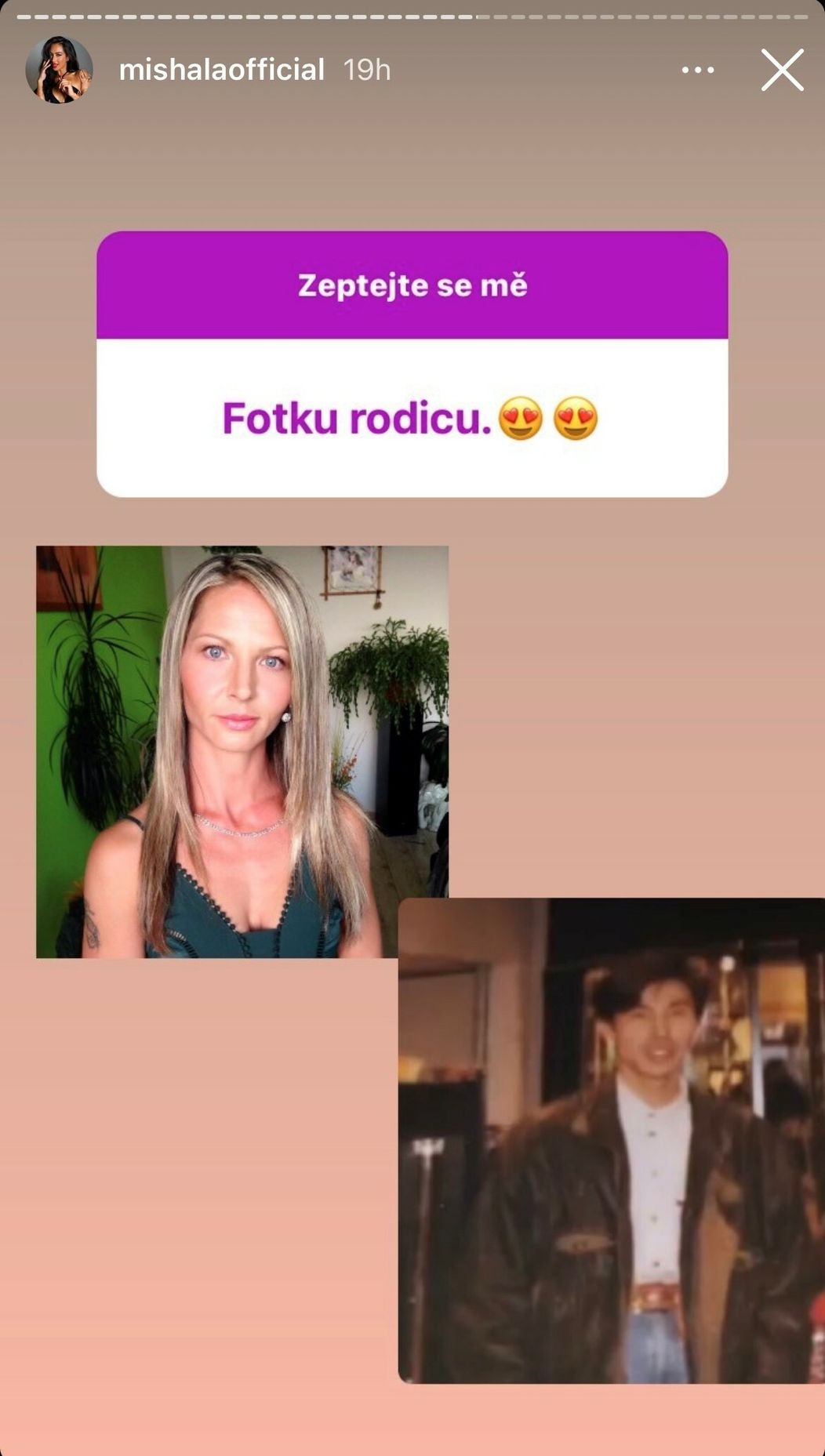 Mishalini rodičia