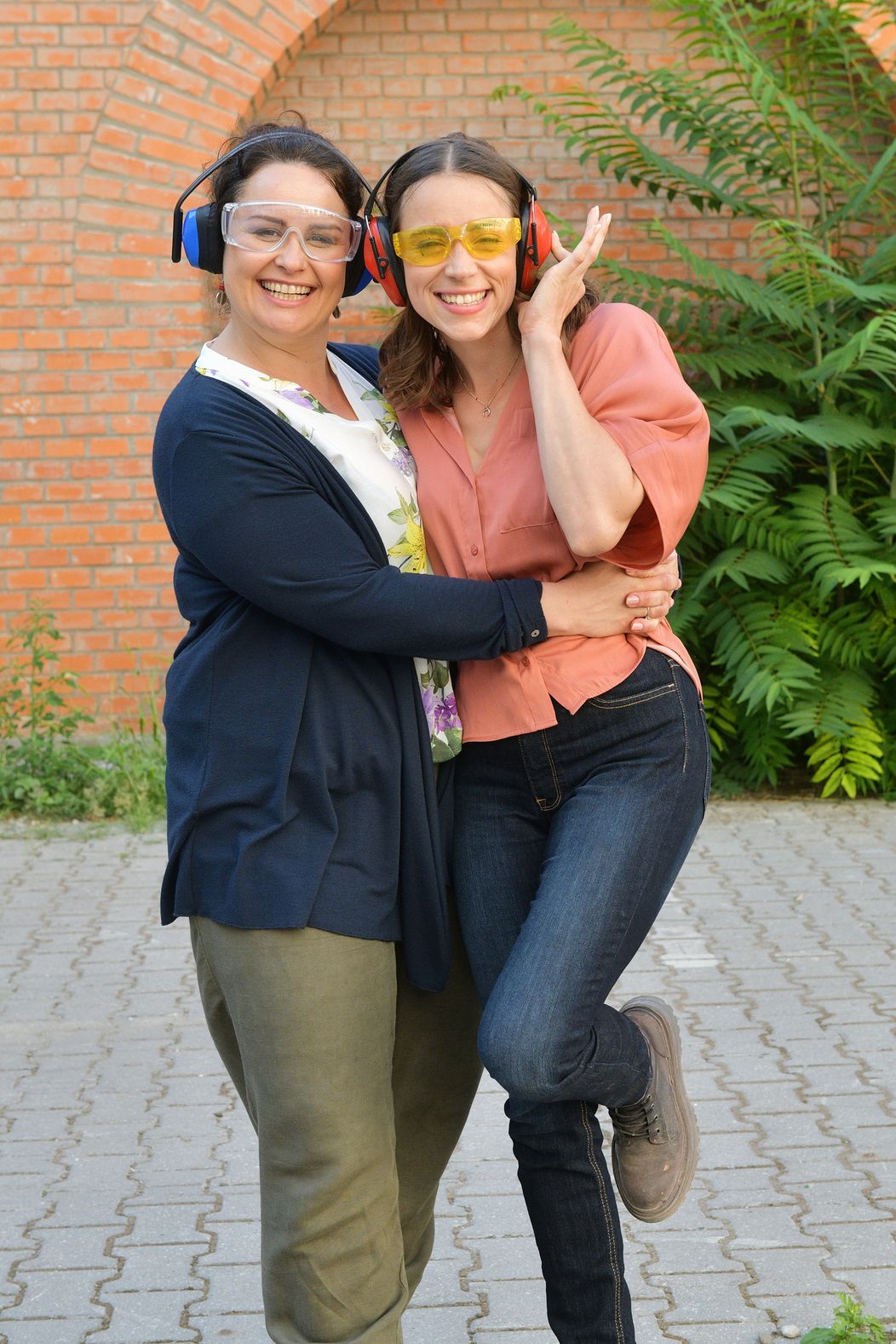 Gabika Marcinková a Petra Polnišová