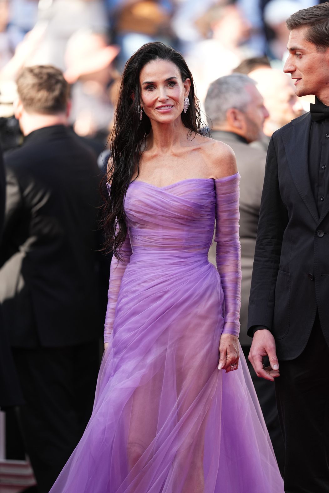 Demi Moore žiari na festivale v Cannes.