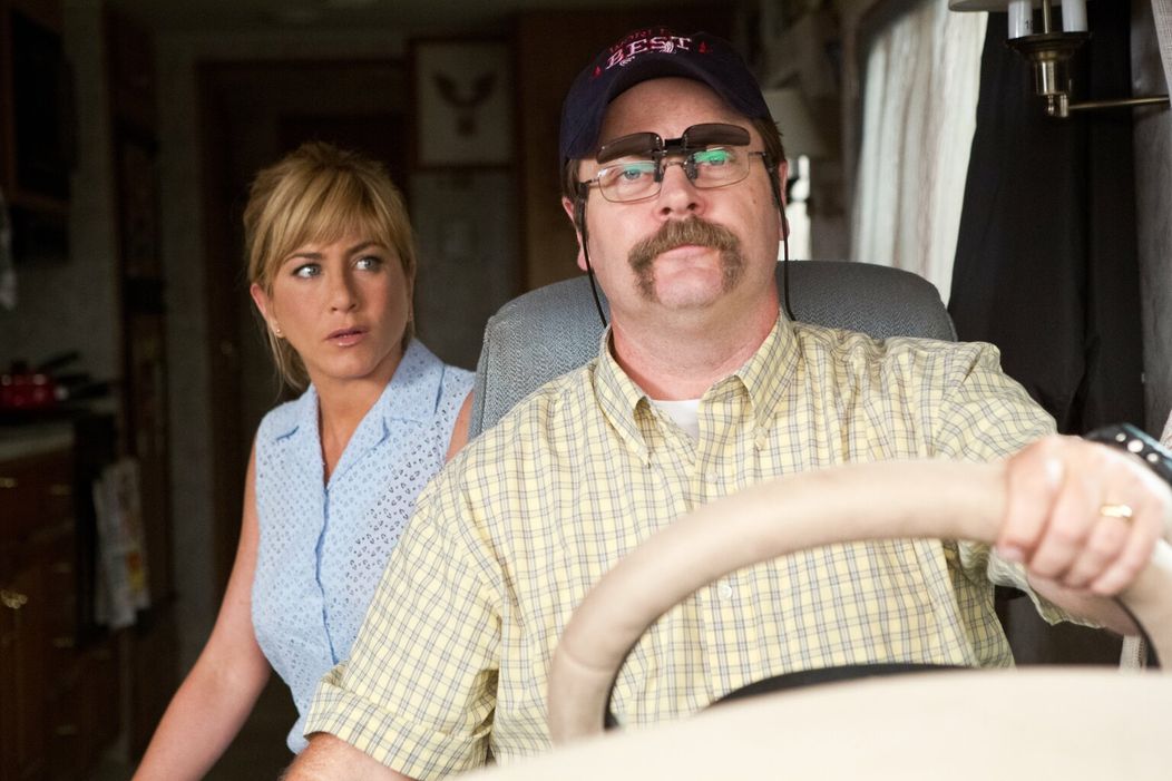 Jennifer Aniston a Kathryn Hahn vo filme My sme Millerovci