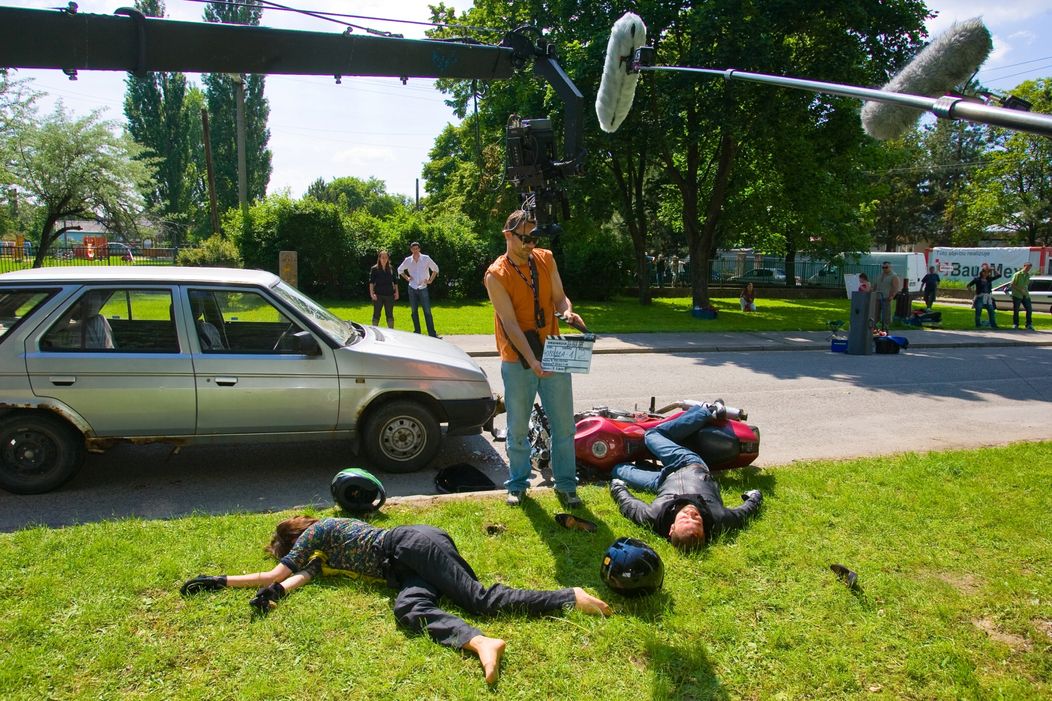 Nehoda Michala a Lucie na motorke v Ordinácii v ružovej záhrade