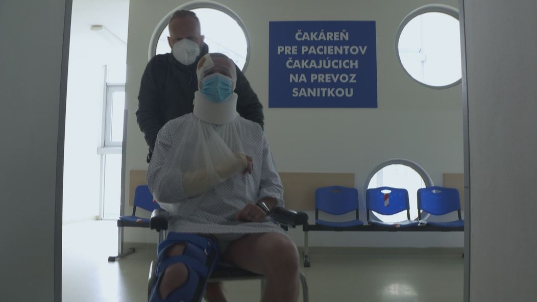 Maroš v nemocnici