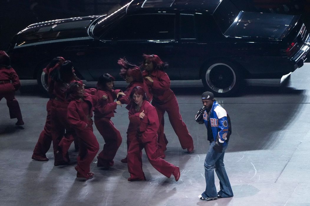 Kendrick Lamar počas Halftime Show