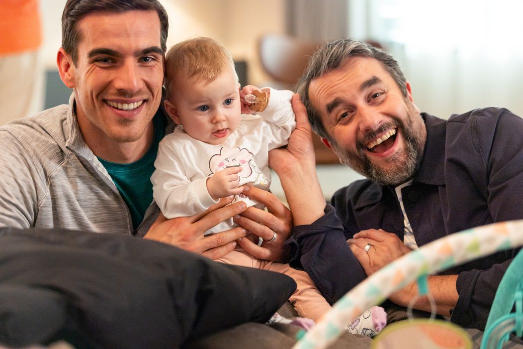 Adam Bardy a Vladimír Kobielsky v seriáli Mama na prenájom