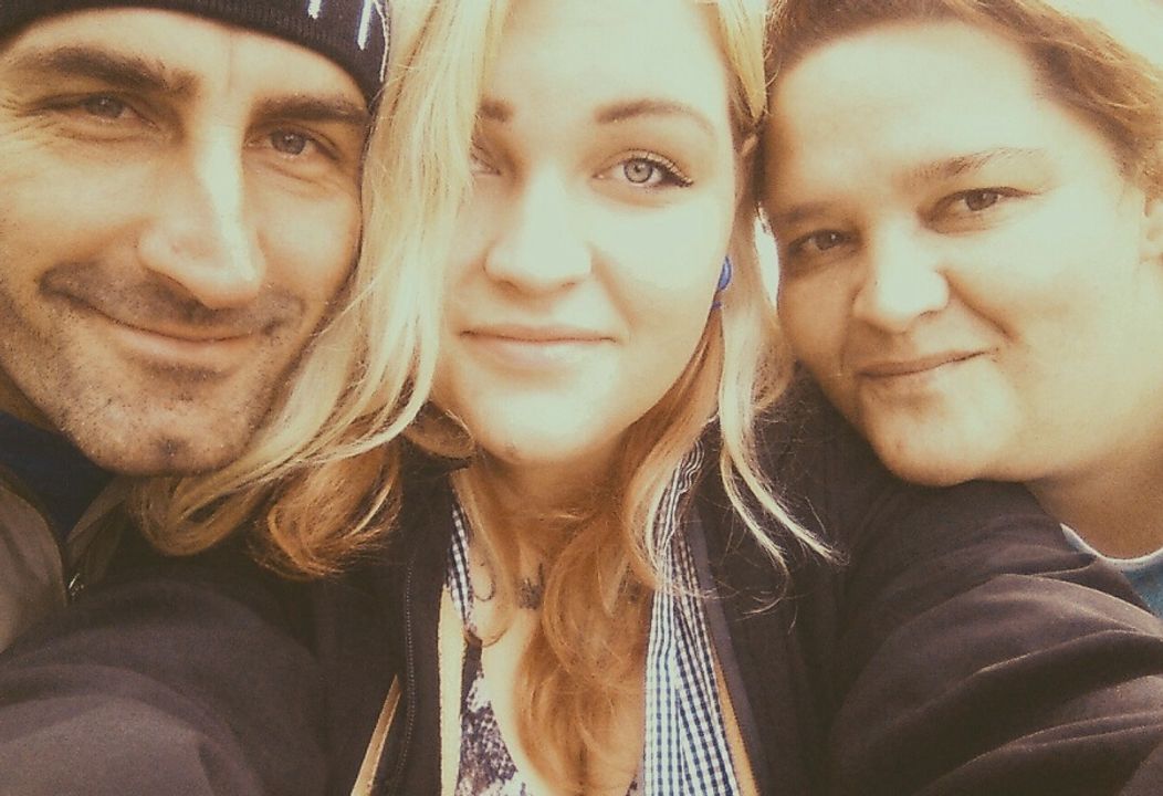 Monika s Manželom Radovanom a dcérou Radkou