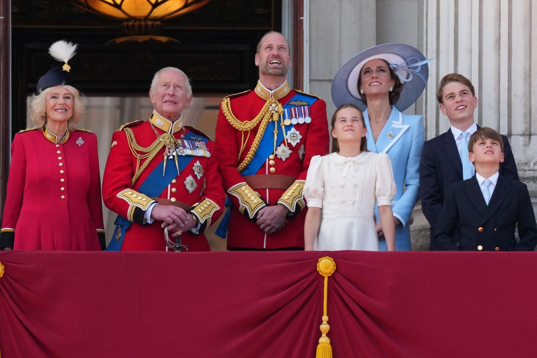 Kráľovská rodina na Trooping the Colour 2026.