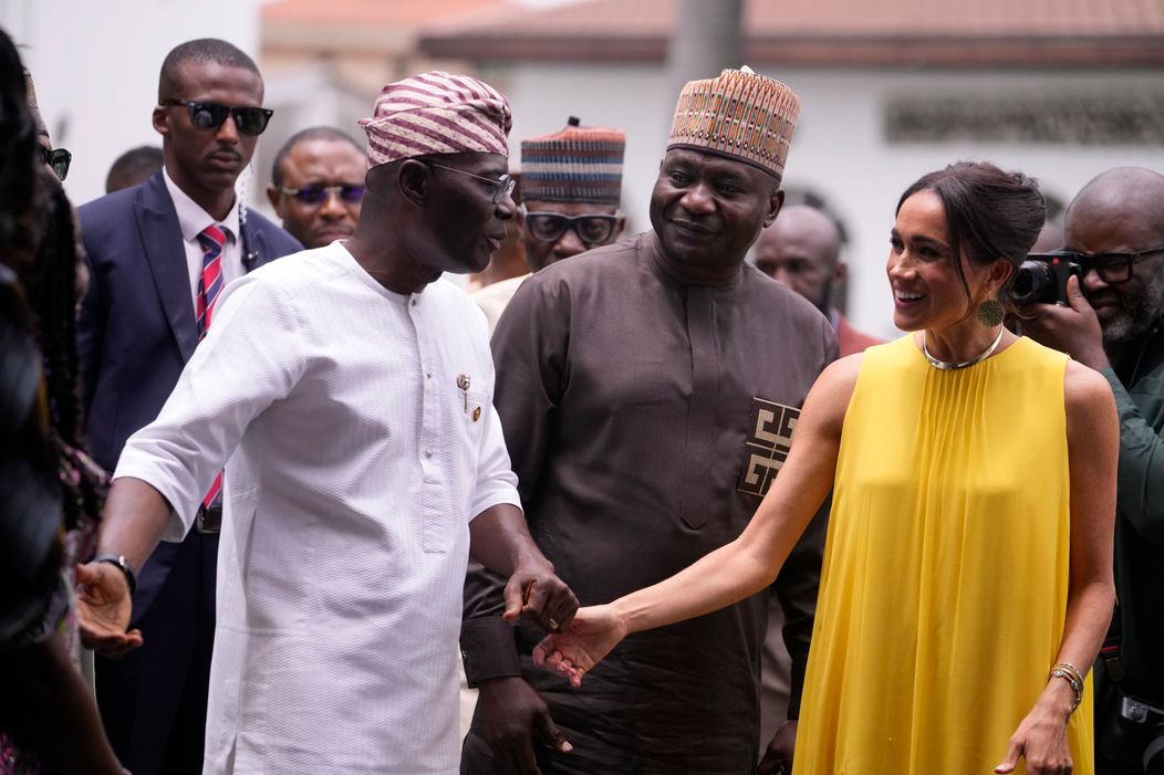 Meghan Markle na turné v Nigérii