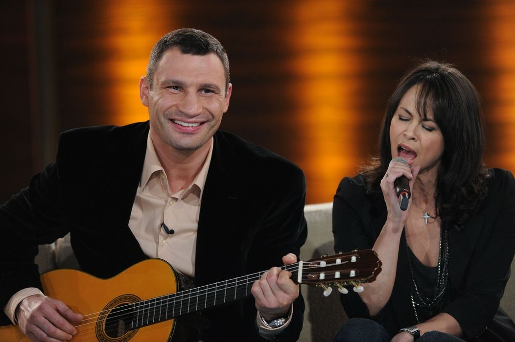 Vitalij Klitchko s manželkou Nataliou.