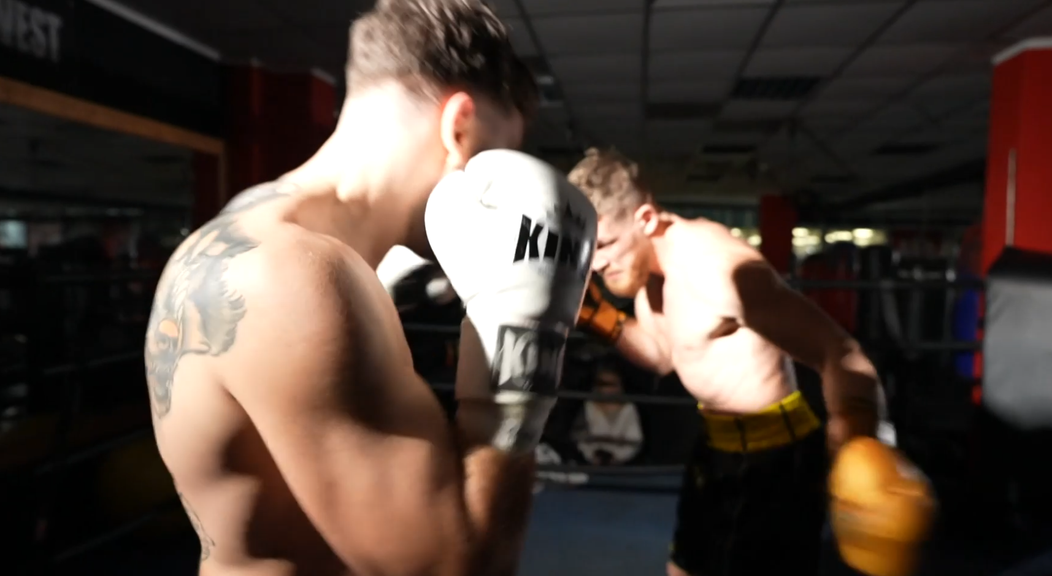 Rasťo Zvara na boxerskom tréningu