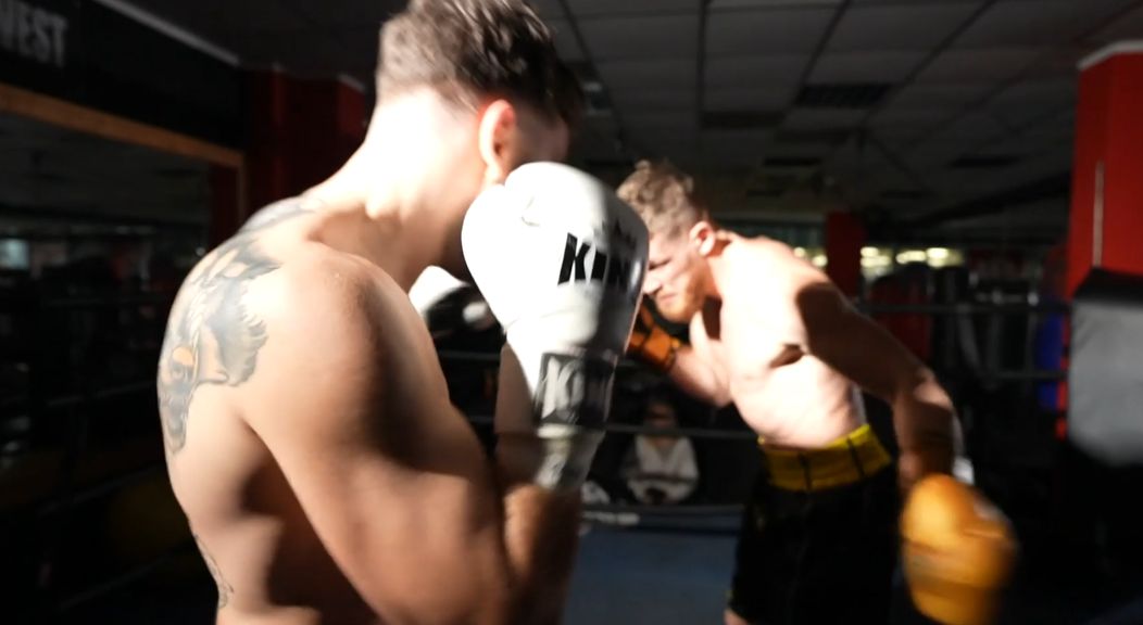 Rasťo Zvara na boxerskom tréningu