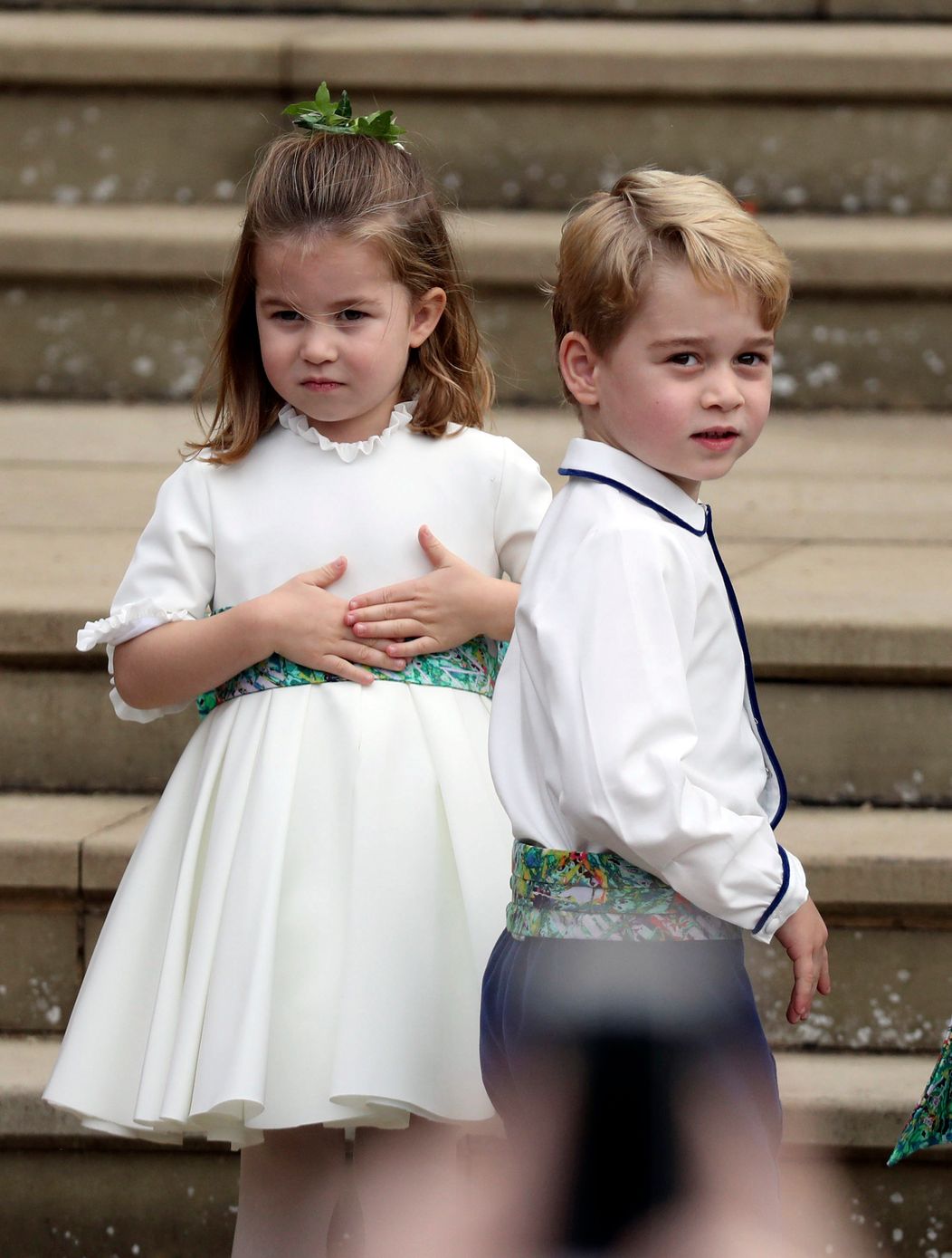 Princezná Charlotte a princ George. 