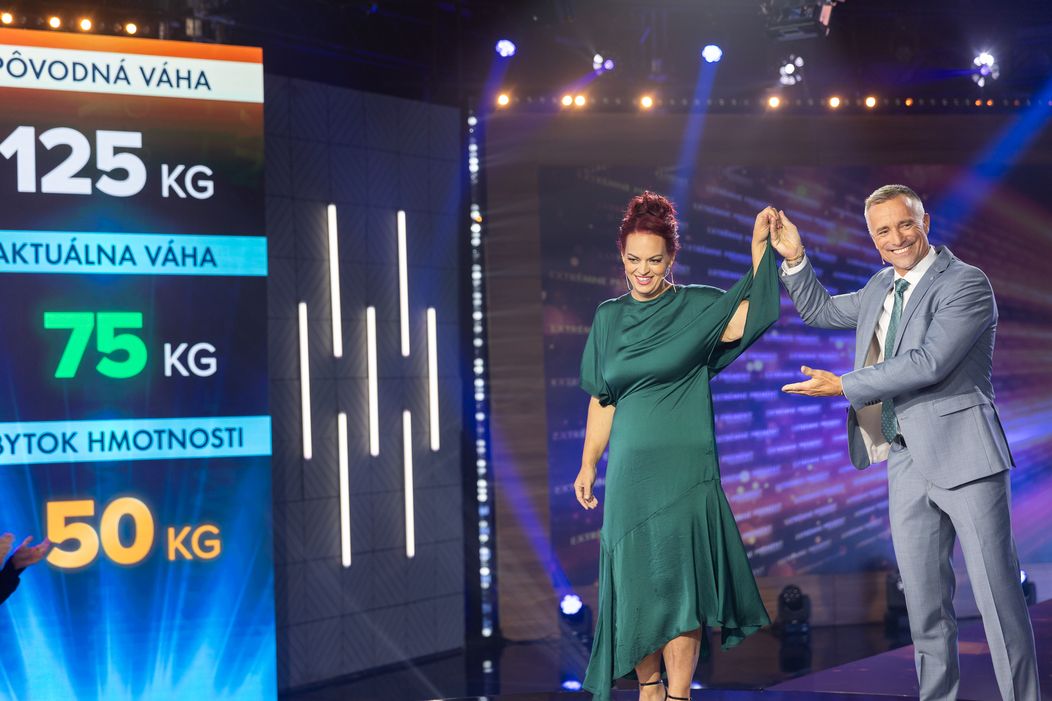 Zuzana Hanáková počas svojho galavečera Extrémnych premien.