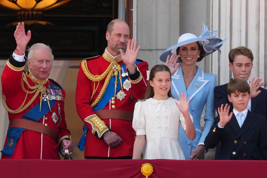 Kráľovská rodina na Trooping the Colour 2026.