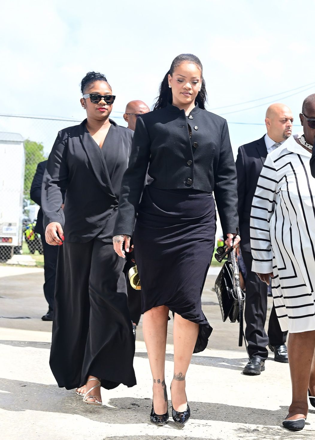Rihanna na pohrebe