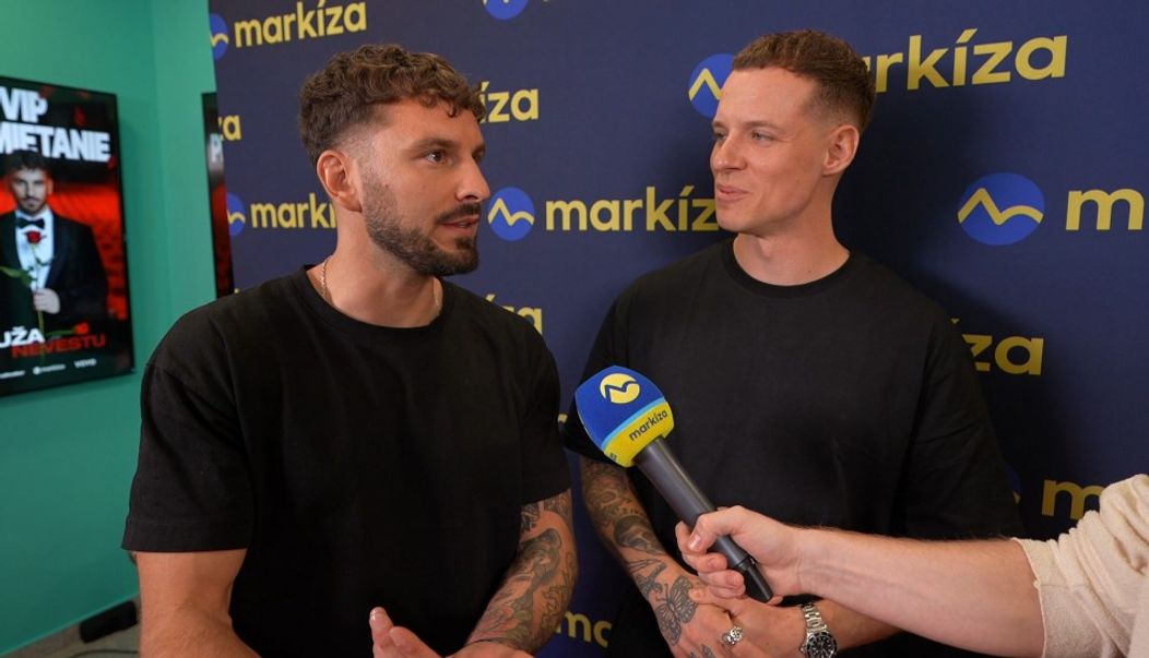 Rasťo a Krištof na premiére piatej epizódy šou Ruža pre nevestu v Prievidzi.