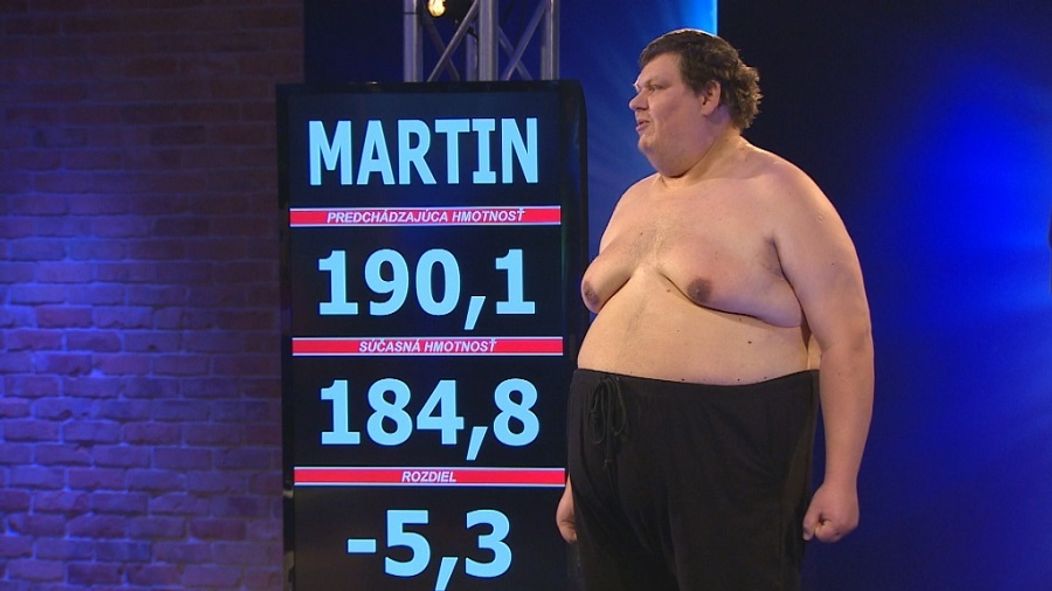 Martinovi sa za dva týždne podarilo schudnúť takmer 12 kg