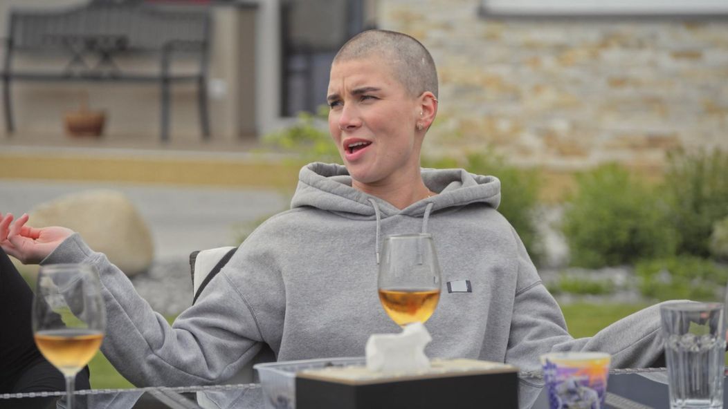 Žaneta Skružná s rodinou.