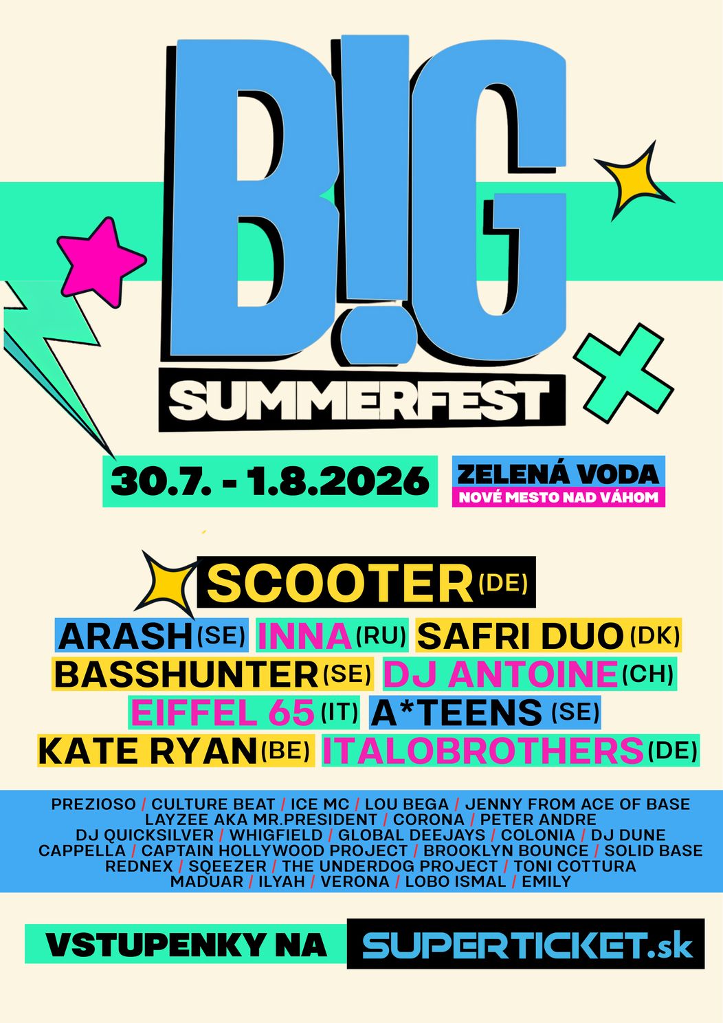 BIG SUMMER FEST sa vracia vo veľkom štýle