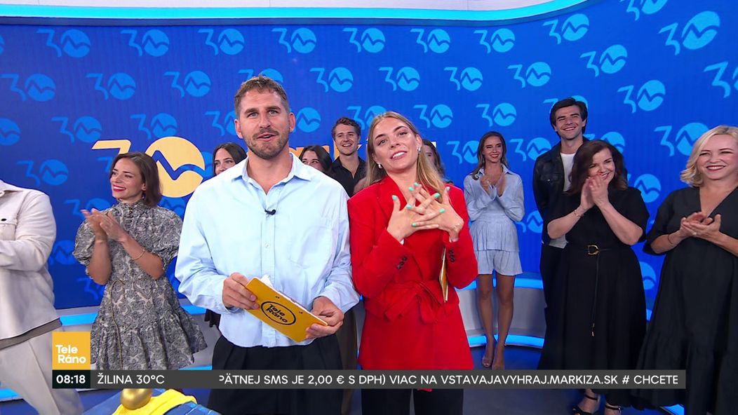 Televízia Markíza oslavuje 30. narodeniny