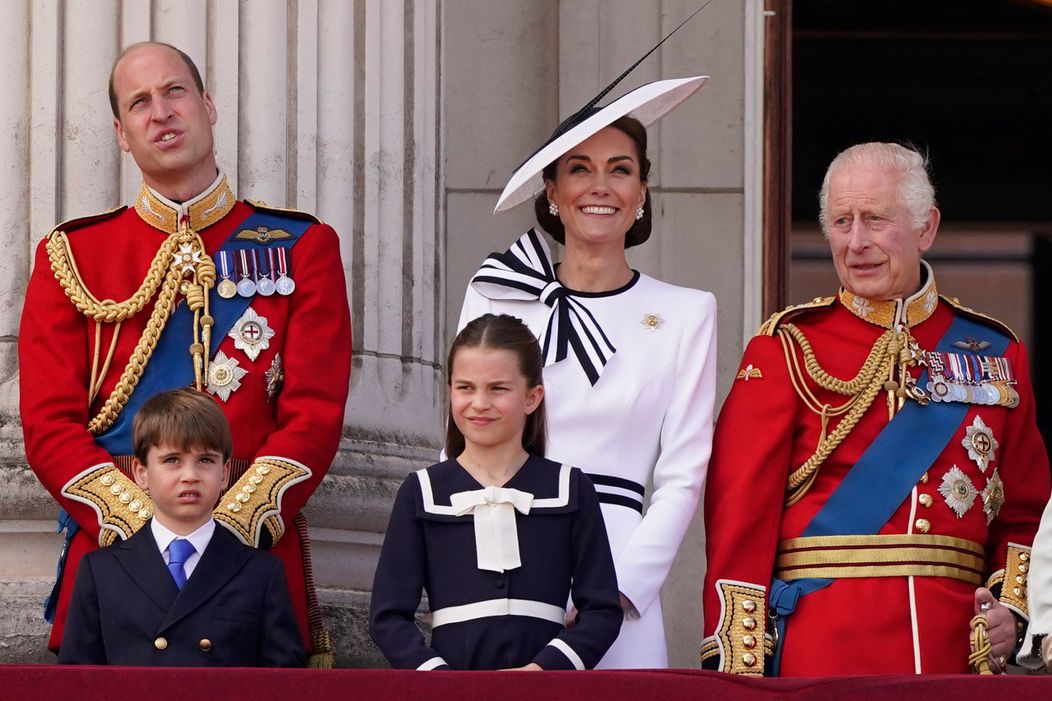 Princ a princezná z Walesu na Trooping the Colour