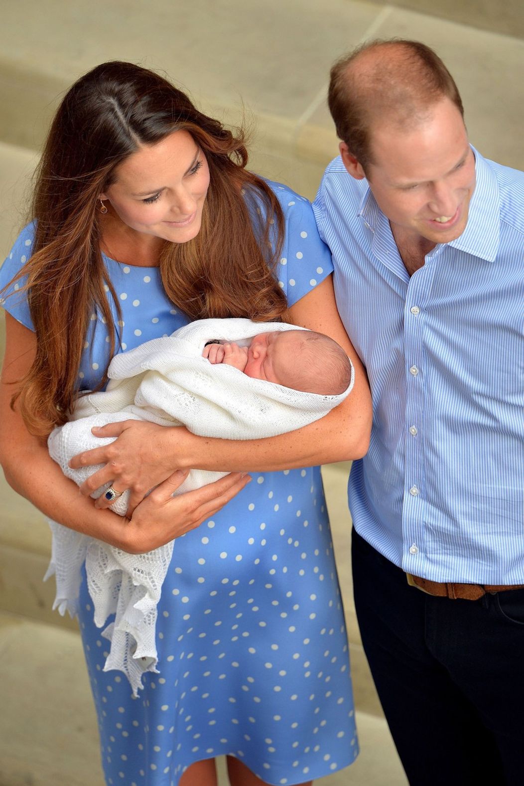 Narodenie princa Georgea, Kate a William ukázali syna verejnosti