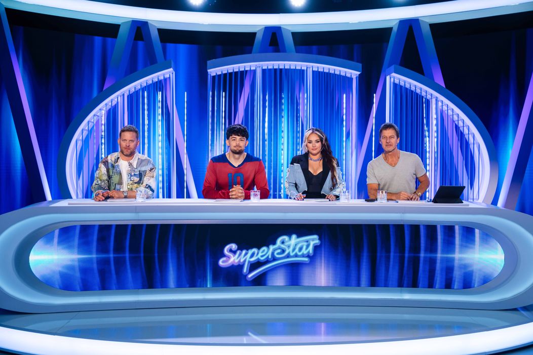 Jakub Prachař, Calin, Ewa Farna a Pavol Habera v šou SuperStar