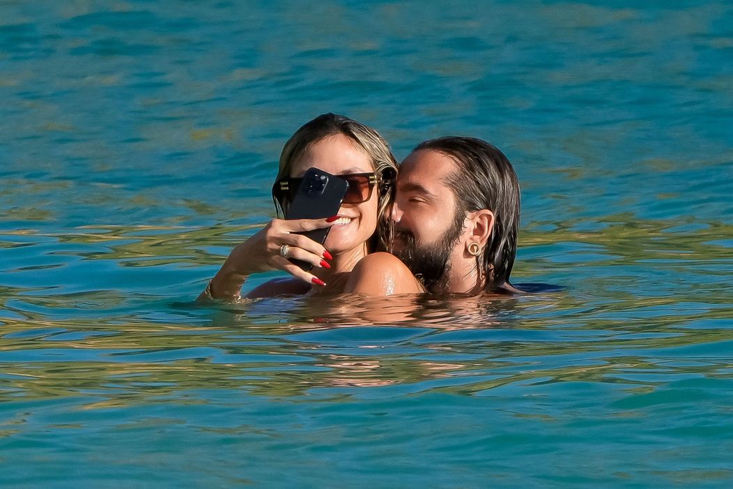 Heidi Klum hore bez na dovolenke