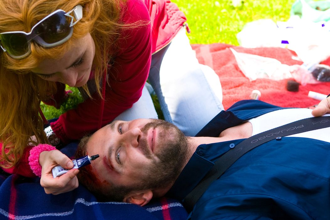Nehoda Michala a Lucie na motorke v Ordinácii v ružovej záhrade