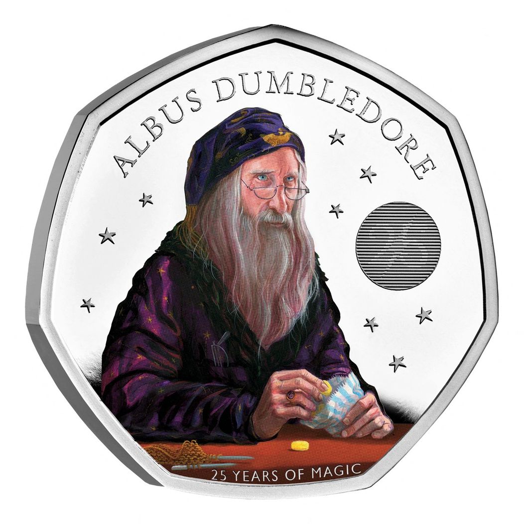 Minca Britskej Kráľovskej mincovne - Profesor Albus Dumbledore