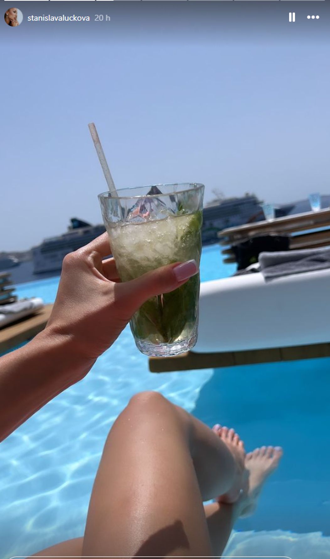 Stanka si užíva Mykonos