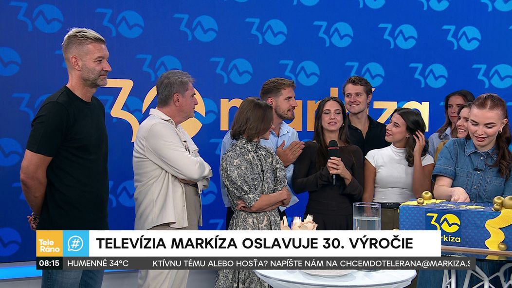Televízia Markíza oslavuje 30. narodeniny