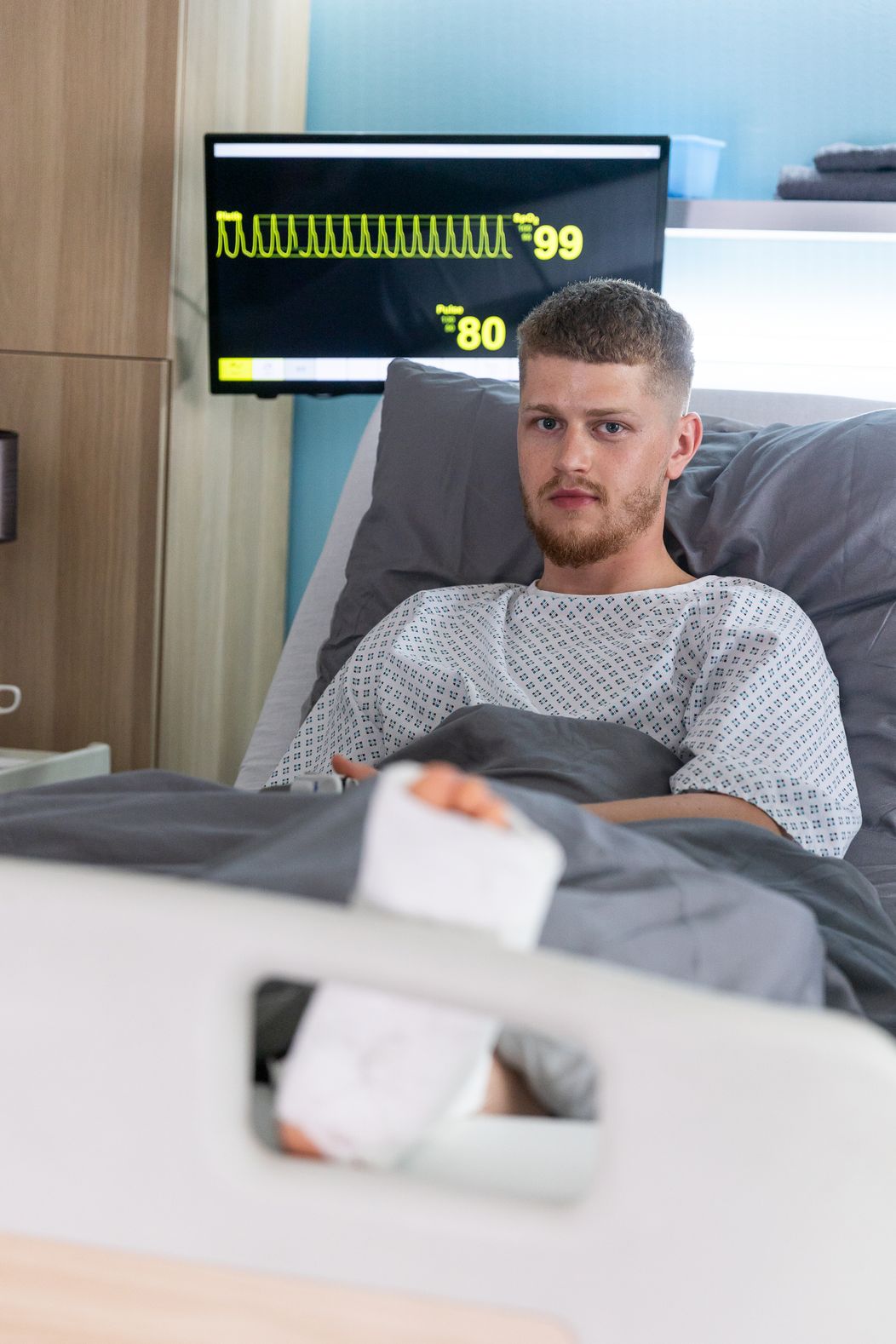Oliver Oswald na nakrúcaní šiestej epizódy Druhej šance.