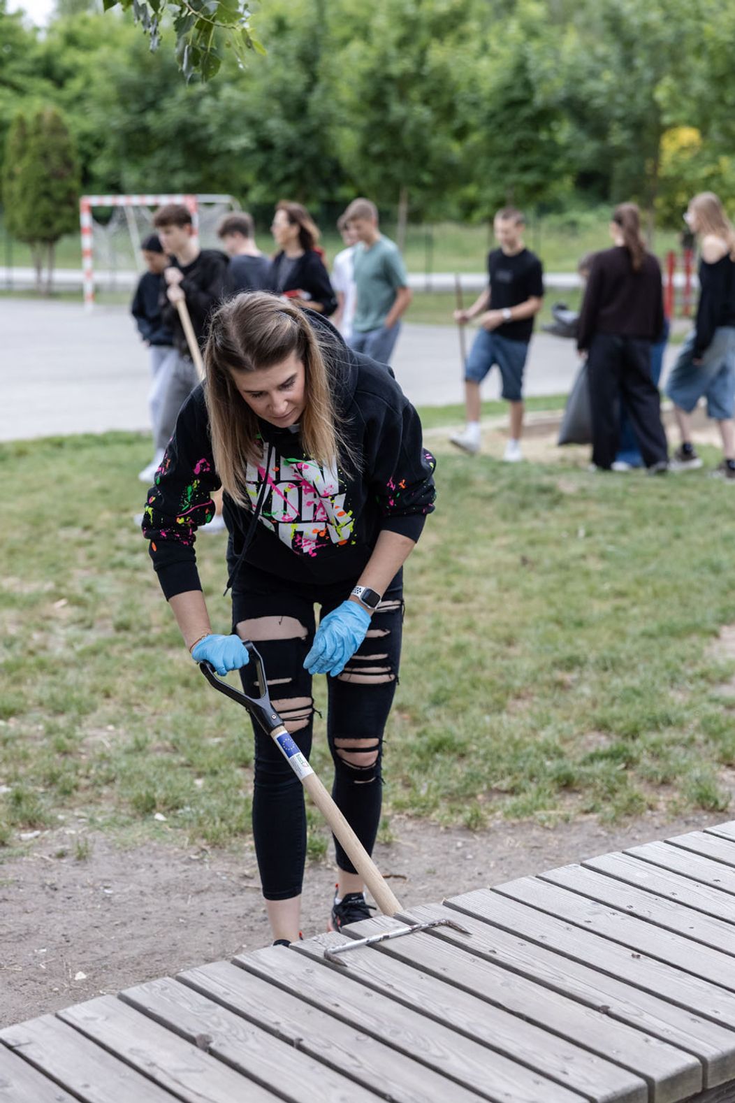 Týždeň pre budúcnosť: Markíza na dobrovoľníckej akcii Naše mesto na ZŠ v Stupave