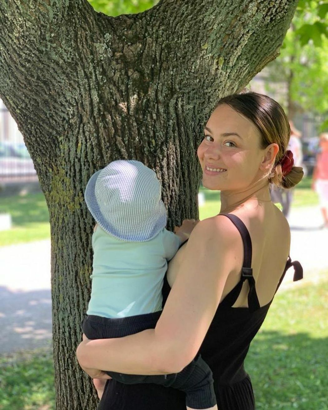 Dominika Kavaschová s dcérkou Maiou.
