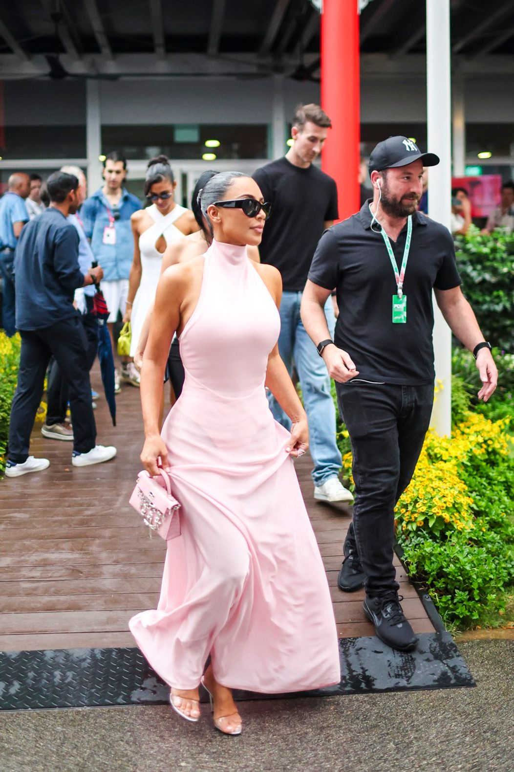 Kim Kardashian hviezdila na pretekoch Formula 1 v Singapure