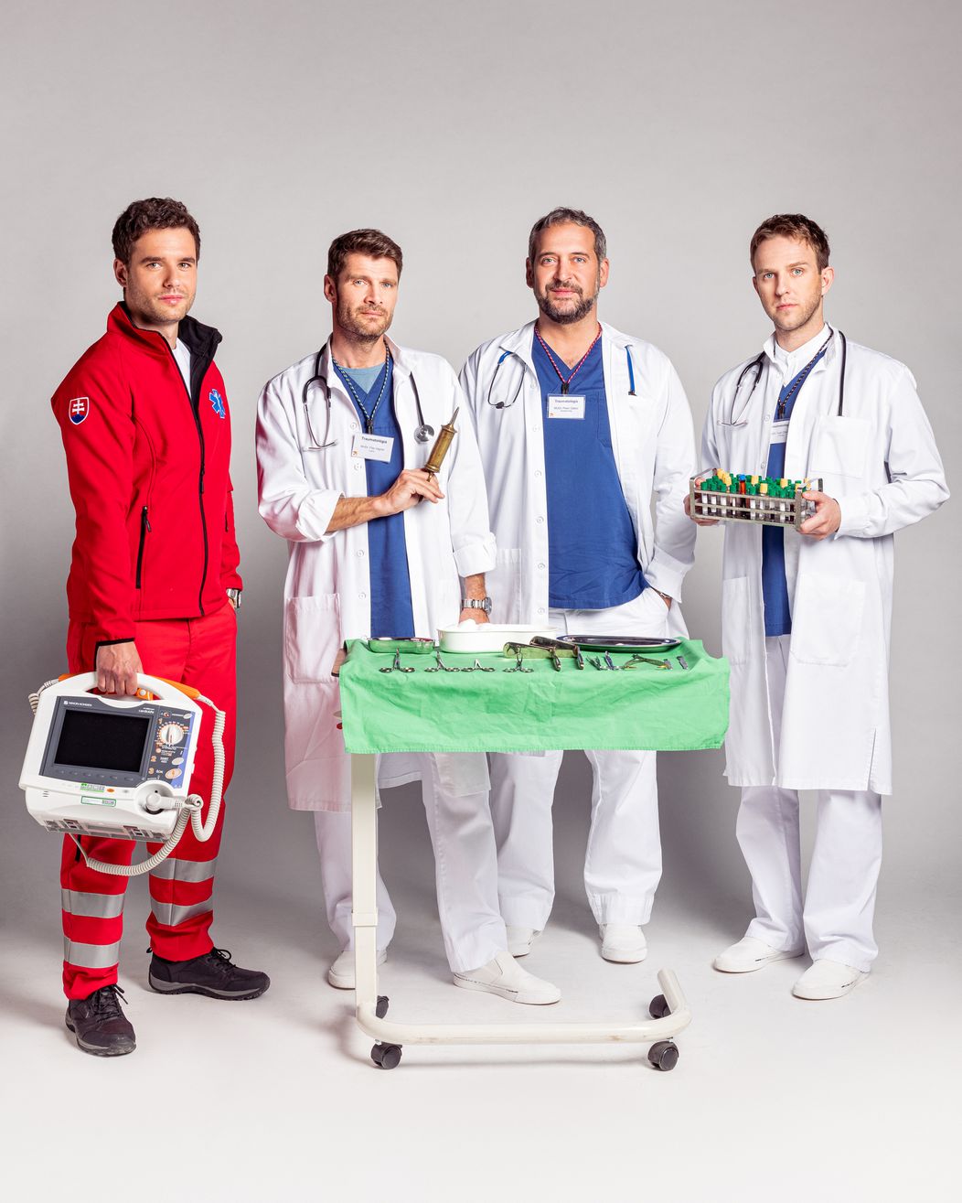 Dušan Ambroš, Milo Kráľ, Martin Mňahončák a Braňo Mosný