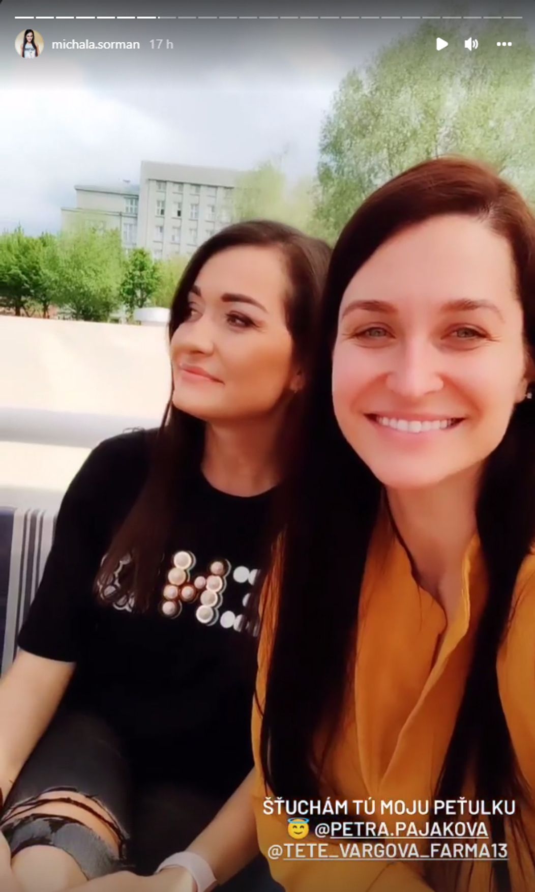 Petra Pajáková a Michala Šorman